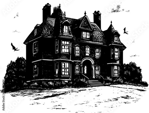 Fantasy architecture of Dormitory, Dormitory vector image