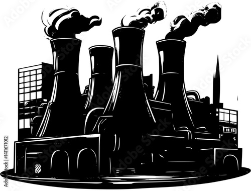 Fantasy architecture of Smelter, Smelter illustration art