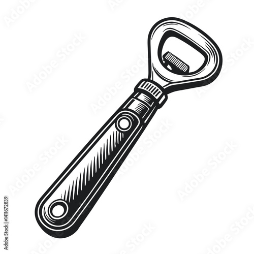 Vintage Bottle Opener Handheld Tool for Beverage Enthusiasts and Kitchen Decor