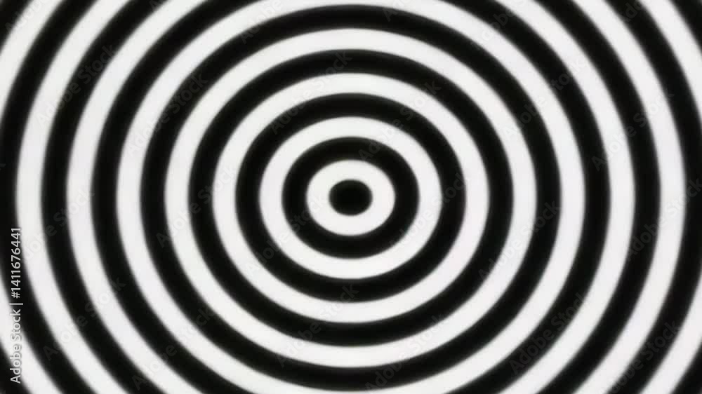 circles hypnosis simple repeating black and white background motion video circles hypnosis simple repeating black and white background motion video