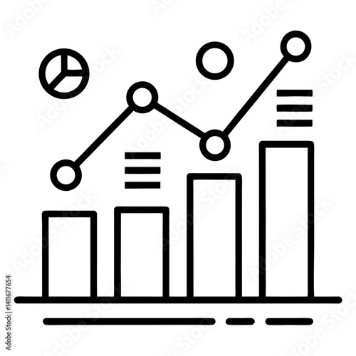 Business Growth Analytics Dashboard with Charts and Graphs for Data Visualization