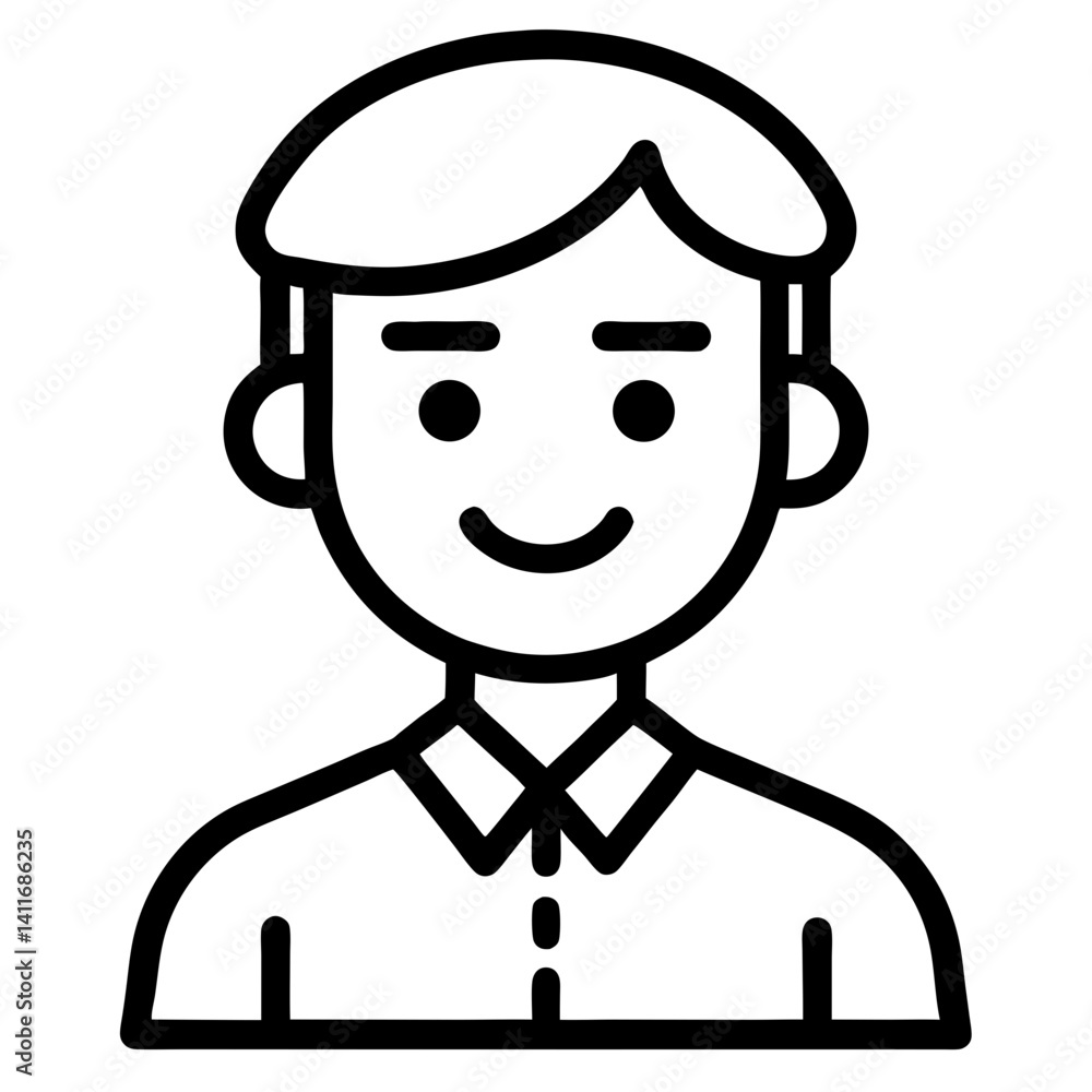 Happy Child Character with Big Smile and Playful Expression for Illustrations and Designs Happy Child Character with Big Smile and Playful Expression for Illustrations and Designs