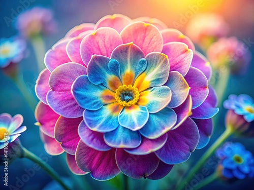 Love Me Love Me Not Flower - Romantic Botanical Art