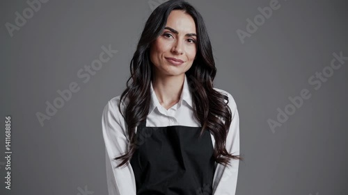 The Confident Woman Smiling