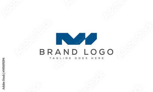 letter MN logo design vector template design for brand.