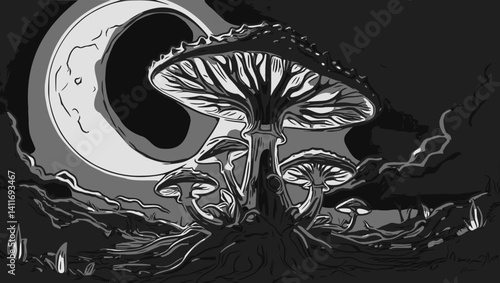 sketch of a tree