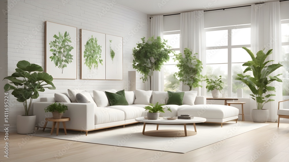 Trendy Sofa Design in a Comfortable Modern Living Room Trendy Sofa Design in a Comfortable Modern Living Room