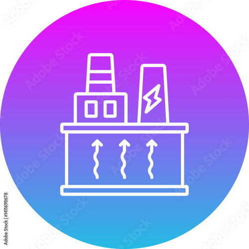 Geothermal Energy Icon