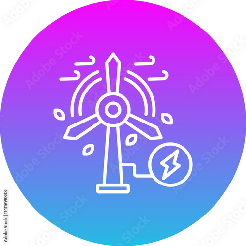 Eolic Energy Icon