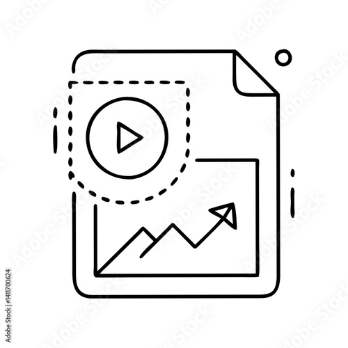 gif icon, gif line art - simple line art of gif, perfect for gif logos and icons