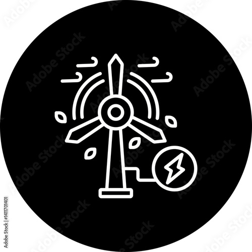 Eolic Energy Icon