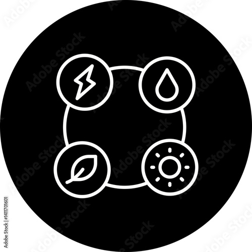 Energy Sources Icon