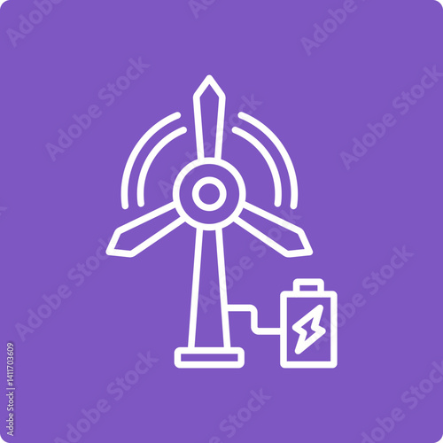 Wind Energy Icon