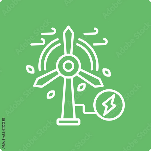 Eolic Energy Icon
