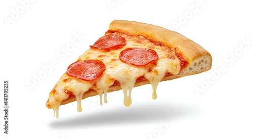 pizza isolated on white background