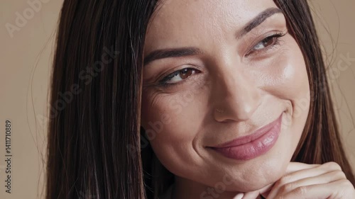 The Beautiful Smiling Woman