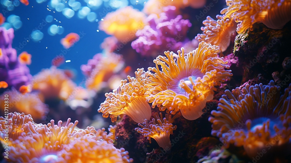 Obraz premium Vibrant coral reef