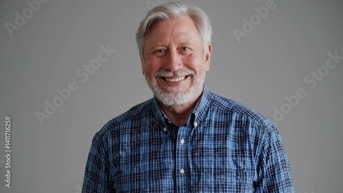 The Smiling Senior Man