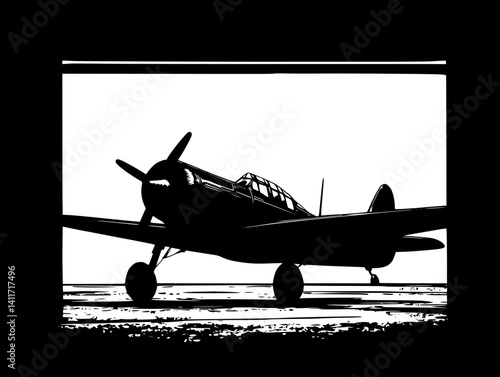 Hangar silhouette design, Hangar vector graphic