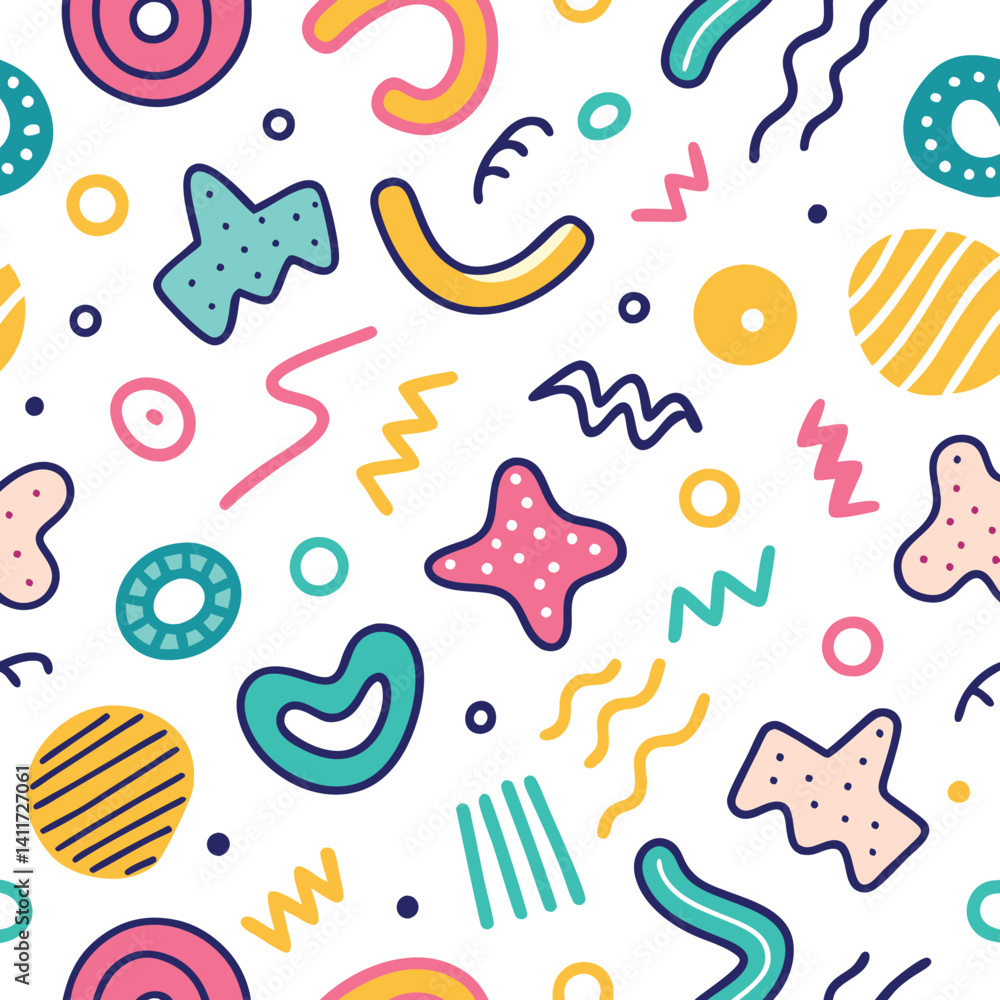 Abstract Colorful Geometric Pattern Abstract Colorful Geometric Pattern