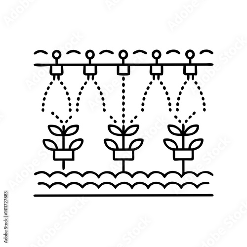 Automated Drip Irrigation System for Efficient Plant Watering and Growth