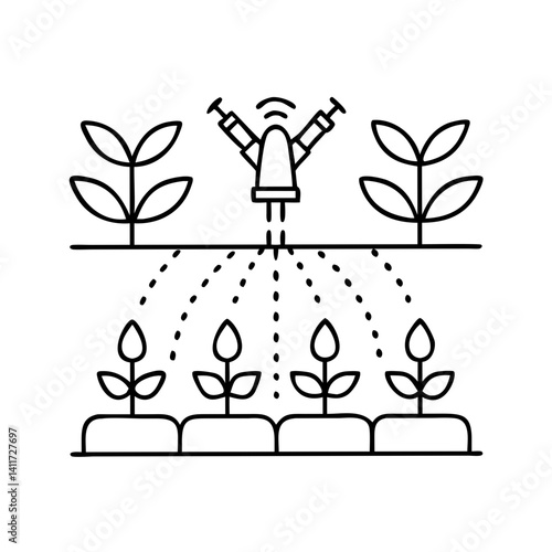 Automated Precision Irrigation System for Smart Farming and Crop Growth Optimization