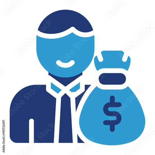 investor icon for illustration