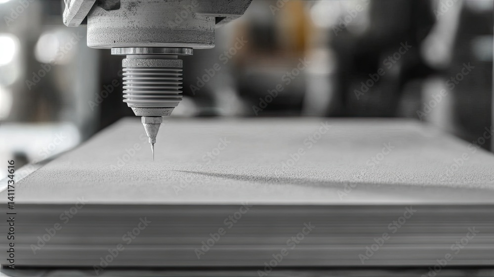 Precision Tool in Action for CNC Cutting and Crafting Process