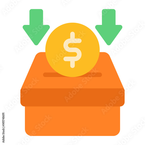 fundraising icon for illustration