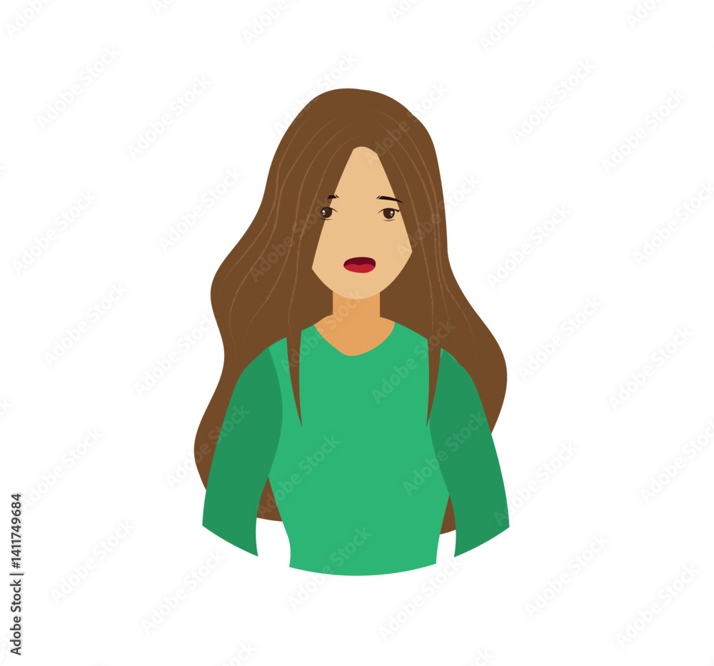 vector illustration of a woman vector illustration of a woman
