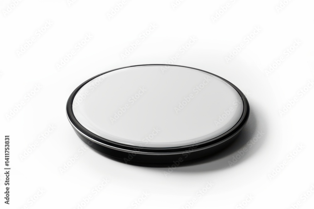 Elegant round dish resting on a smooth surface, showcasing minimalist design and modern aesthetics with a clean, uncluttered look isolated on transparent background Elegant round dish resting on a smooth surface, showcasing minimalist design and modern aesthetics with a clean, uncluttered look isolated on transparent background