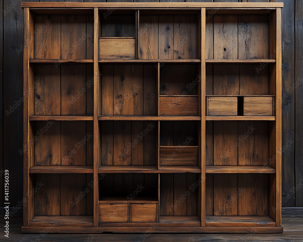 wooden shelves on a wall wooden shelves on a wall