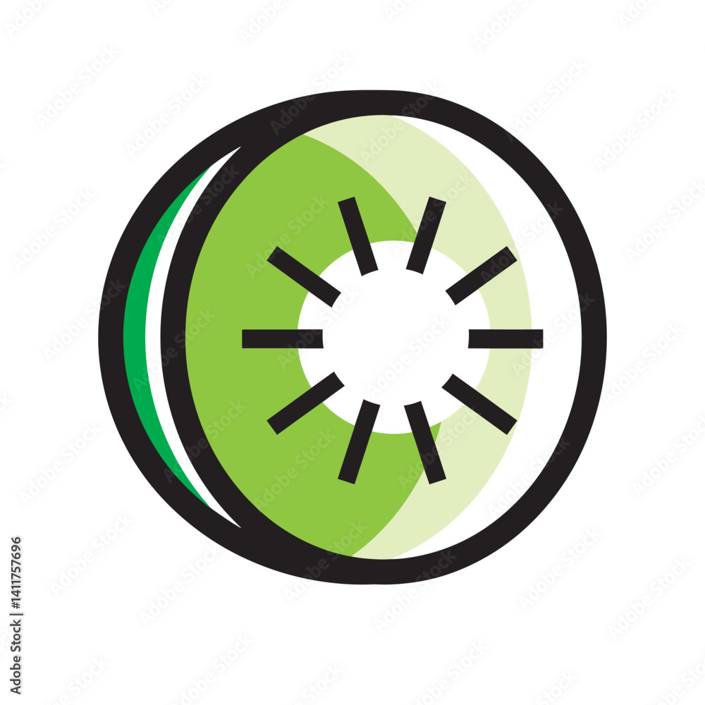 kiwi fruit vector illustrations. drawing. logo. outline kiwi fruit vector illustrations. drawing. logo. outline