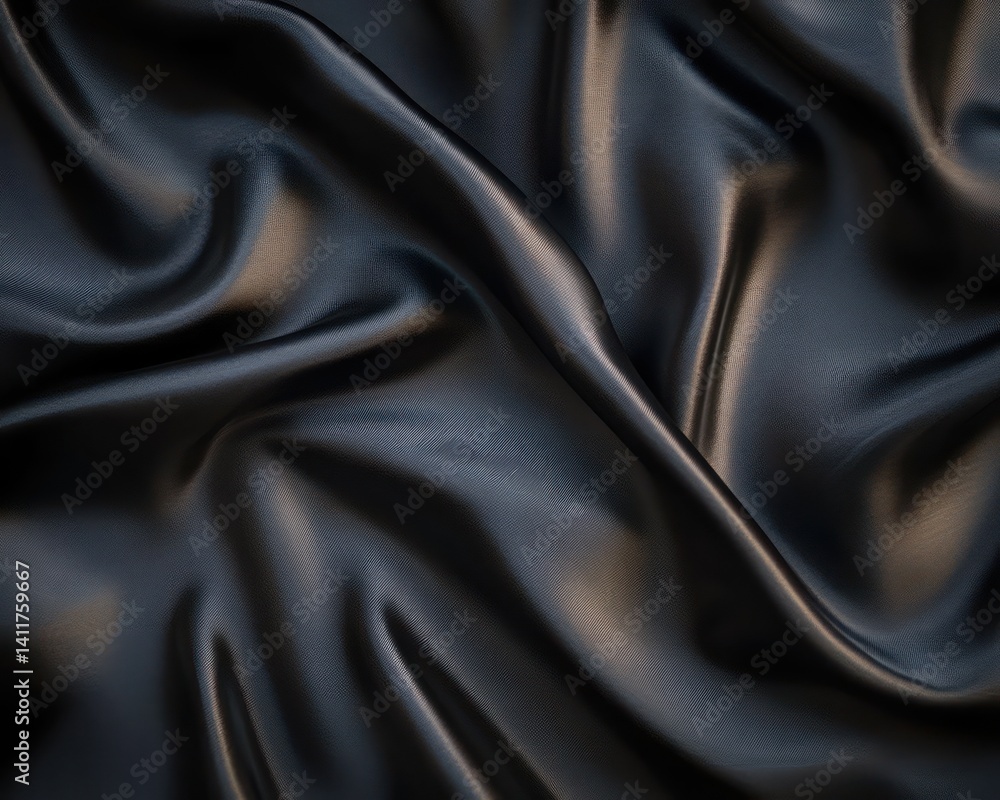 Obraz premium Dark fabric drape texture image