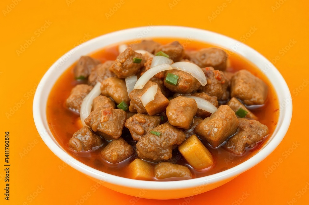 Traditional Souse Dish in Orange Traditional Souse Dish in Orange