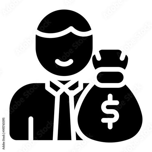 investor icon for illustration