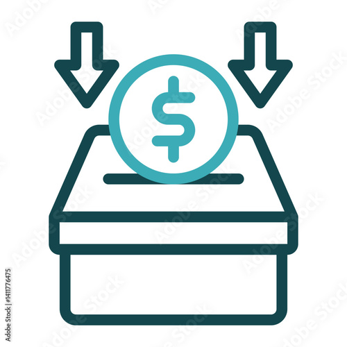 fundraising icon for illustration