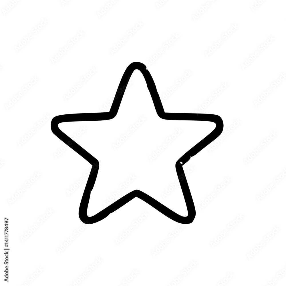 Simple Star Outline Simple Star Outline