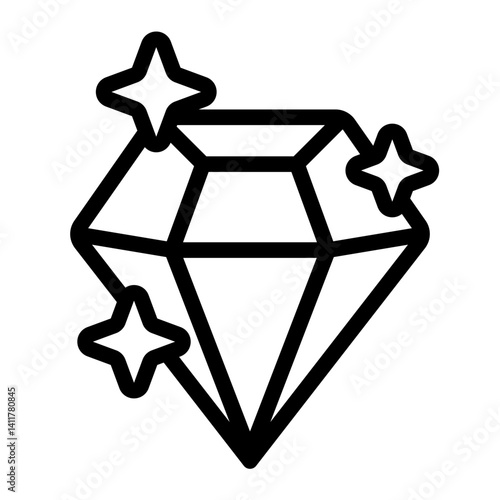 diamond icon for illustration