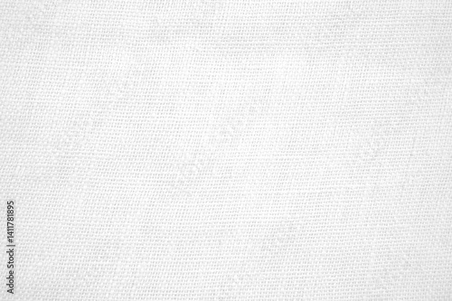 Weisser Leinenstoff als Hintergrund mit Textfreiraum