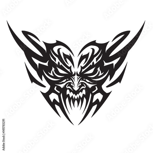 wings vector illustration tattoo 