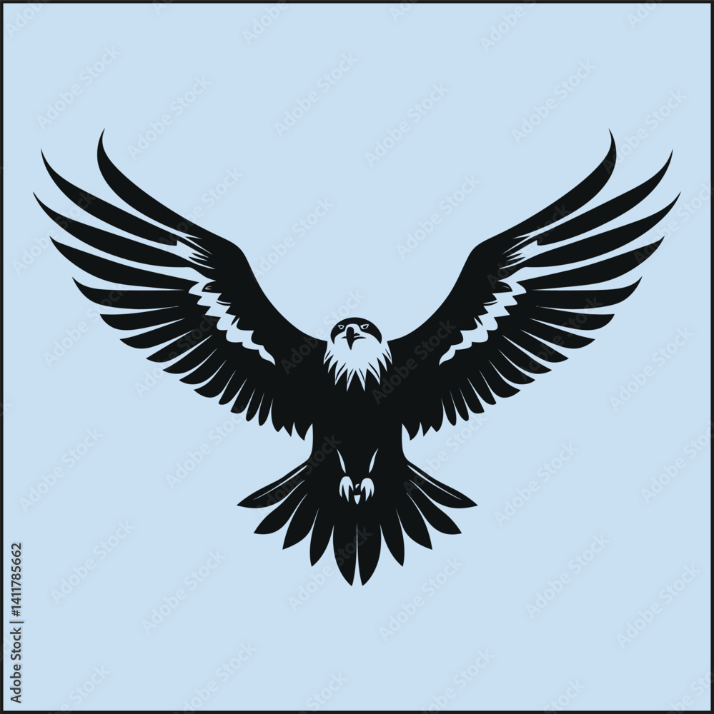 Obraz premium Silhouette of an Eagle, Wildlife