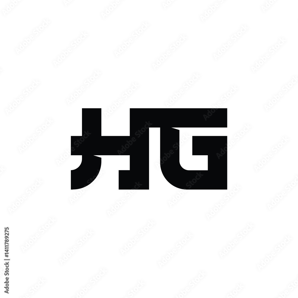 HG monogram logo design letter text name symbol monochrome logotype alphabet character simple logo HG monogram logo design letter text name symbol monochrome logotype alphabet character simple logo