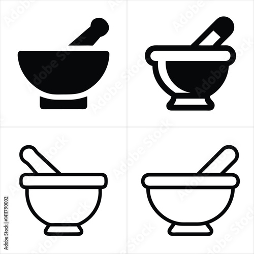 mortar icon set
