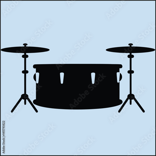 Silhouette of Drums Coffee, Beat