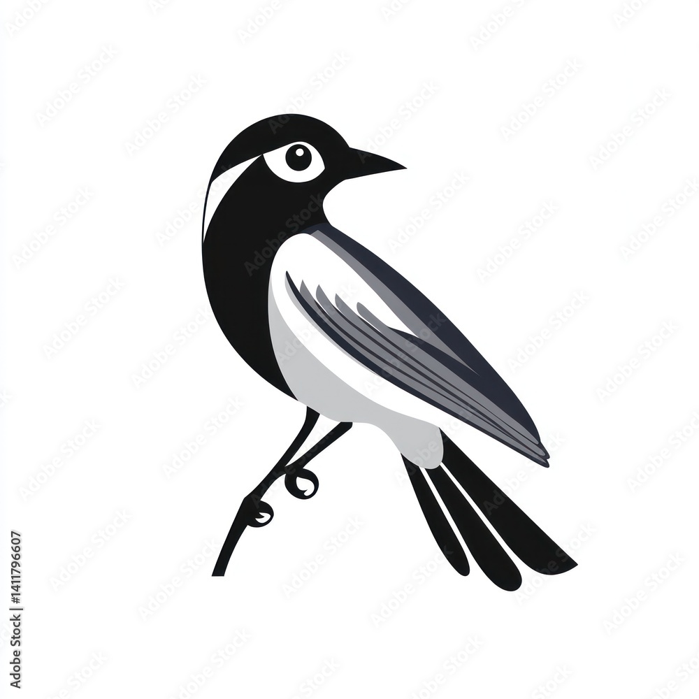 Obraz premium Bird Silhouette Logo
