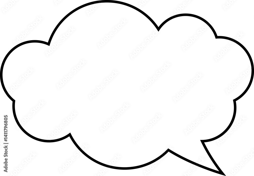 Cloud Speech bubbles icon Cloud Speech bubbles icon