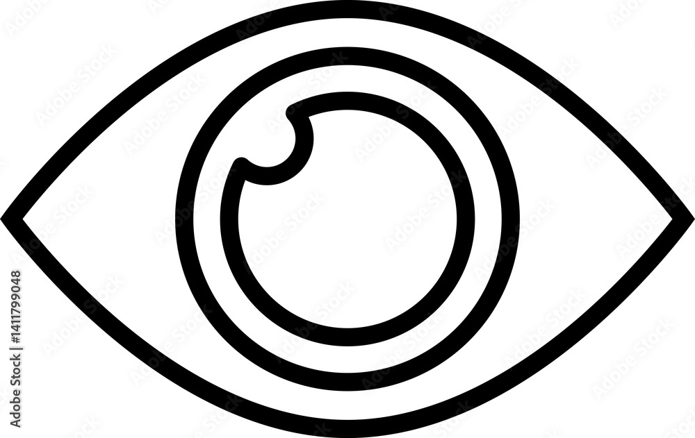 eye icon. Business concept eyesight eye pictogram eye icon. Business concept eyesight eye pictogram