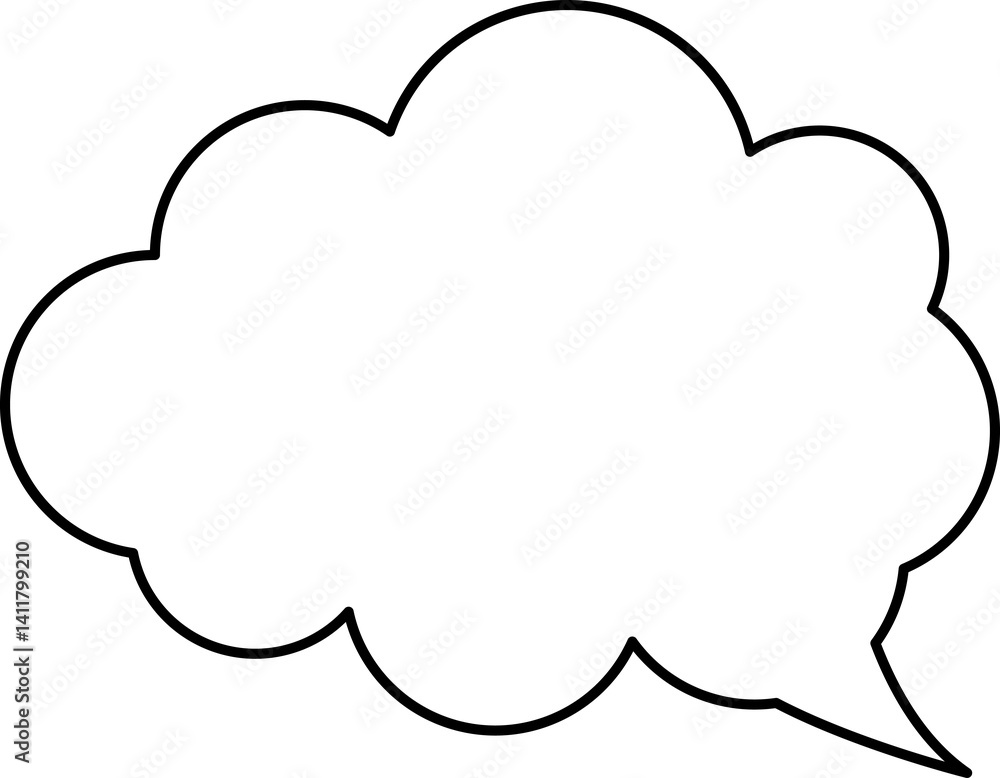 blank white speech bubble in flat design, chatting box, message box icon. Balloon doodle style of thinking sign symbol. Speech bubble isolated on background. blank white speech bubble in flat design, chatting box, message box icon. Balloon doodle style of thinking sign symbol. Speech bubble isolated on background.
