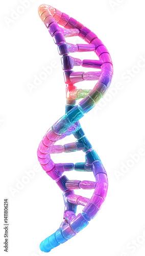 PNG 3d render dna icon holographic white background architecture accessories.